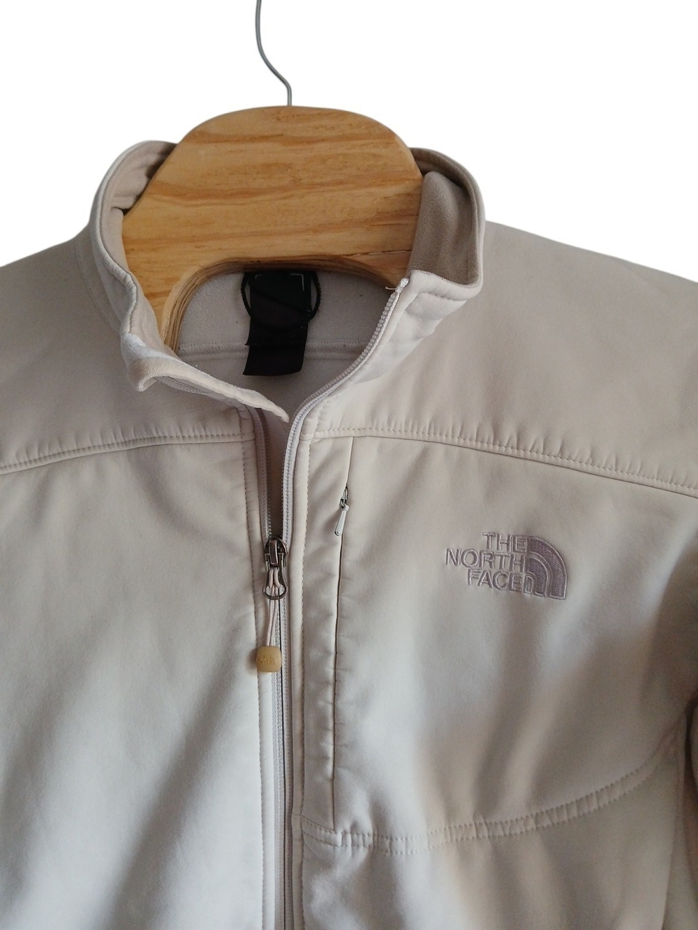 The North Face VTG Apex Bionic Soft Shell Women’s Zip Jacket Embroidered Large